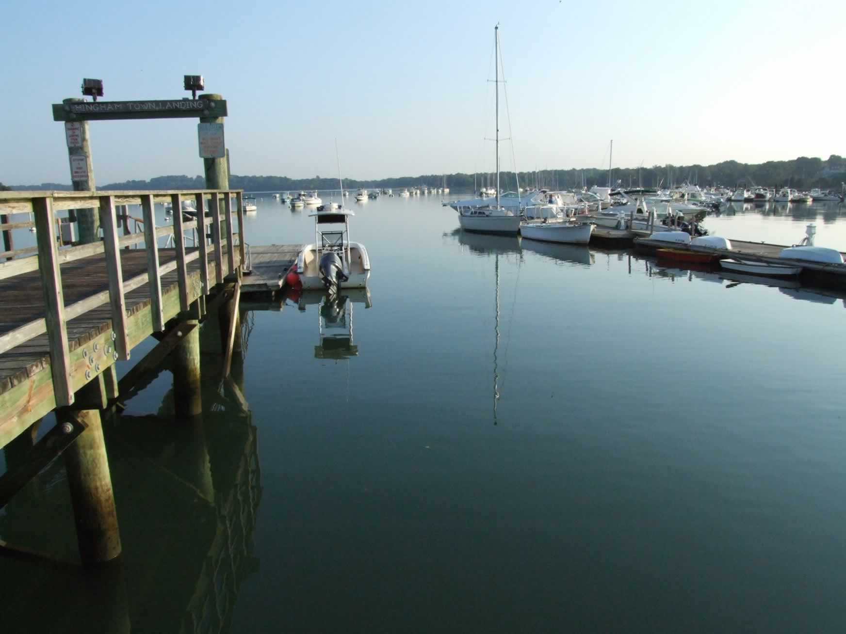 Boats Moored at Hingham Harbor 6